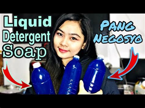 PAANO GUMAWA NG LIQUID DETERGENT SOAP NA PANG .